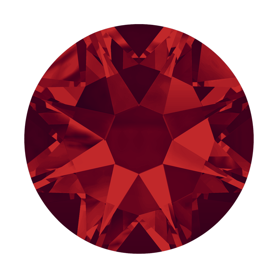 2000, 2058 &amp; 2088 Swarovski Flatback No Hotfix, Light Siam (227)