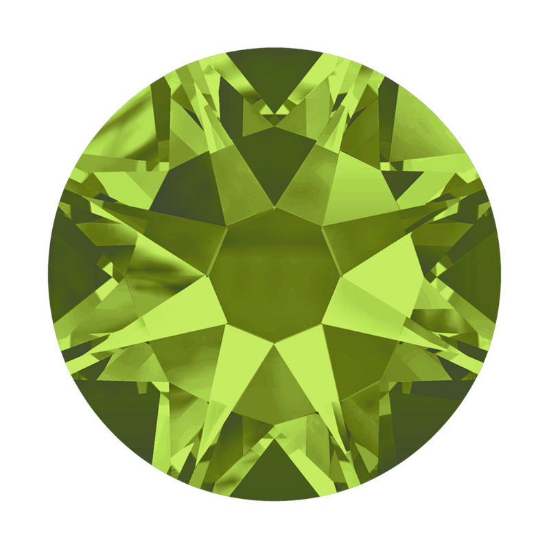 2038 & 2078 Swarovski Flatback Hotfix, Olivine (228)