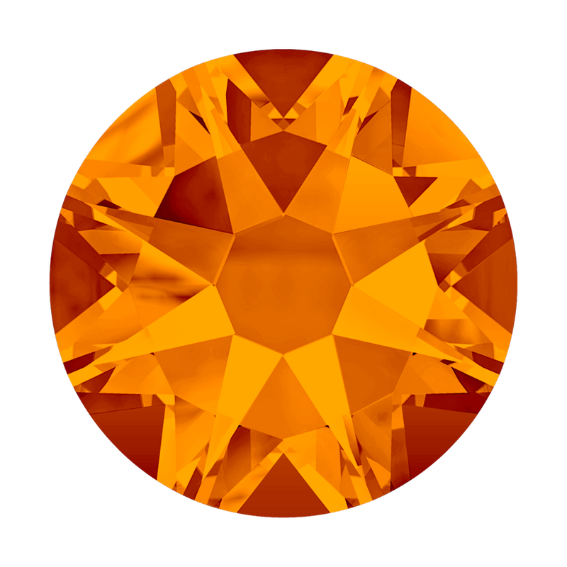 2038 & 2078 Swarovski Flatback Hotfix, Tangerine (259)