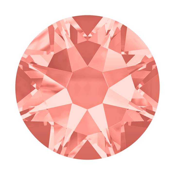2000, 2058 &amp; 2088 Swarovski Flatback No Hotfix, Rose Peach (262)