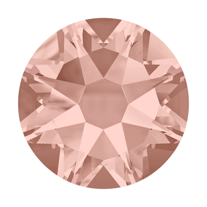 2000, 2058 &amp; 2088 Swarovski Flatback No Hotfix, Vintage Rose (319)