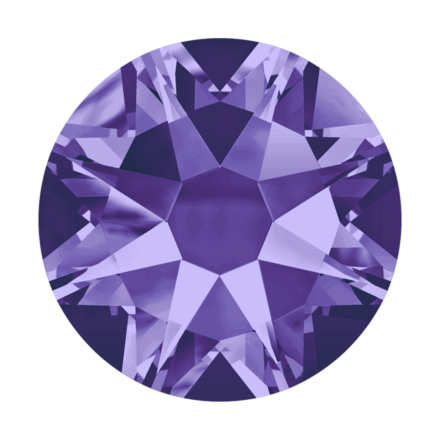 2000, 2058 &amp; 2088 Swarovski Flatback No Hotfix, Tanzanite (539)