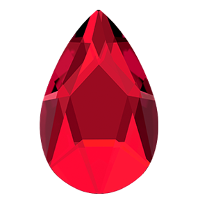 2303 Swarovski Flatback Hotfix, Pear