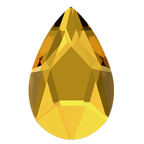 2303 Swarovski Flatback Hotfix, Pear