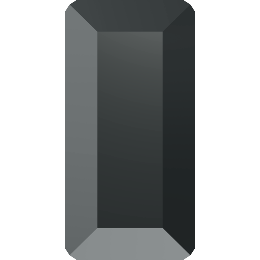 2510 Swarovski Flatback Hotfix, Baguette