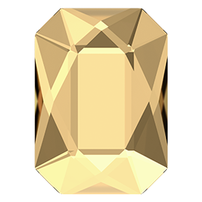 2602 Swarovski Flatback No Hotfix, Emerald Cut