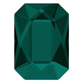 2602 Swarovski Flatback No Hotfix, Emerald Cut
