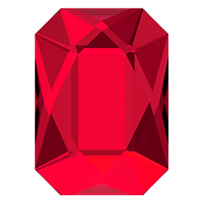 2602 Swarovski Flatback No Hotfix, Emerald Cut