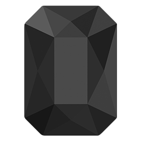2602 Swarovski Flatback No Hotfix, Emerald Cut