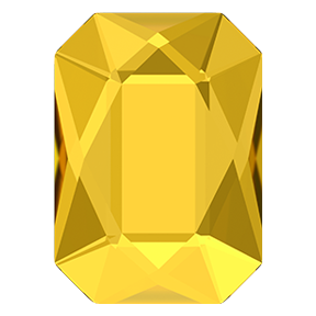 2602 Swarovski Flatback No Hotfix, Emerald Cut