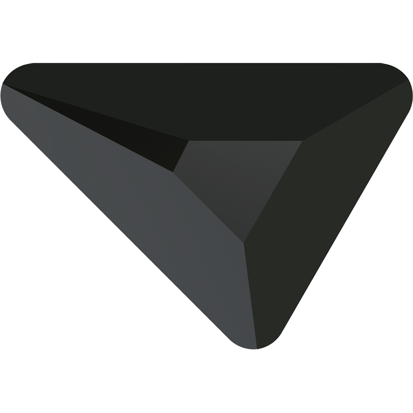 2739 Swarovski Flatback No Hotfix, Triangle Beta