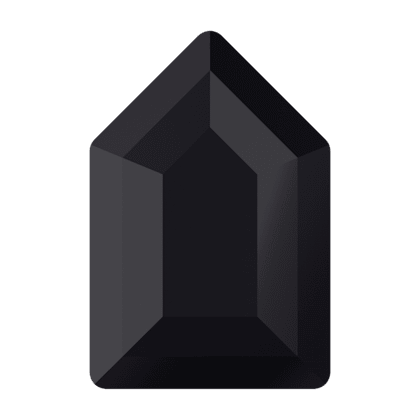 2774 Swarovski Flatback No Hotfix, Elongated Pentagon