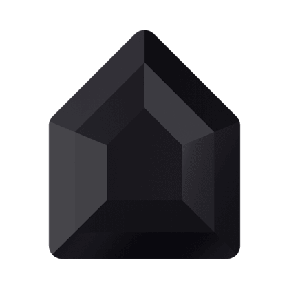 2775 Swarovski Flatback No Hotfix, Concise Pentagon