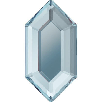 2776 Swarovski Flatback No Hotfix, Elongated Hexagon