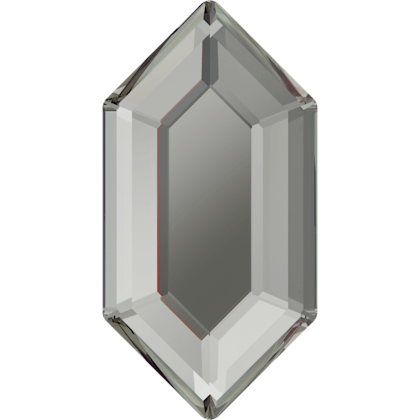 2776 Swarovski Flatback No Hotfix, Elongated Hexagon