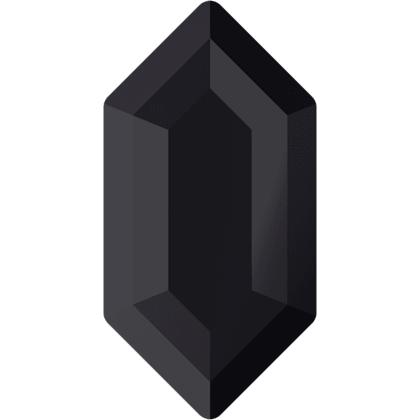 2776 Swarovski Flatback No Hotfix, Elongated Hexagon
