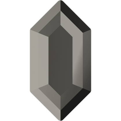 2776 Swarovski Flatback No Hotfix, Elongated Hexagon