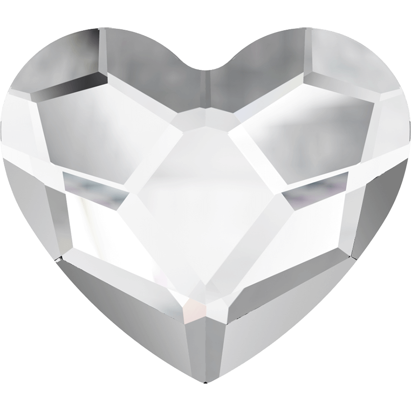 2808 Swarovski Flatback Hotfix, Heart