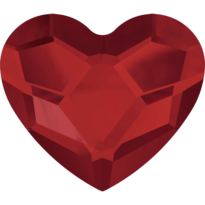 2808 Swarovski Flatback Hotfix, Heart