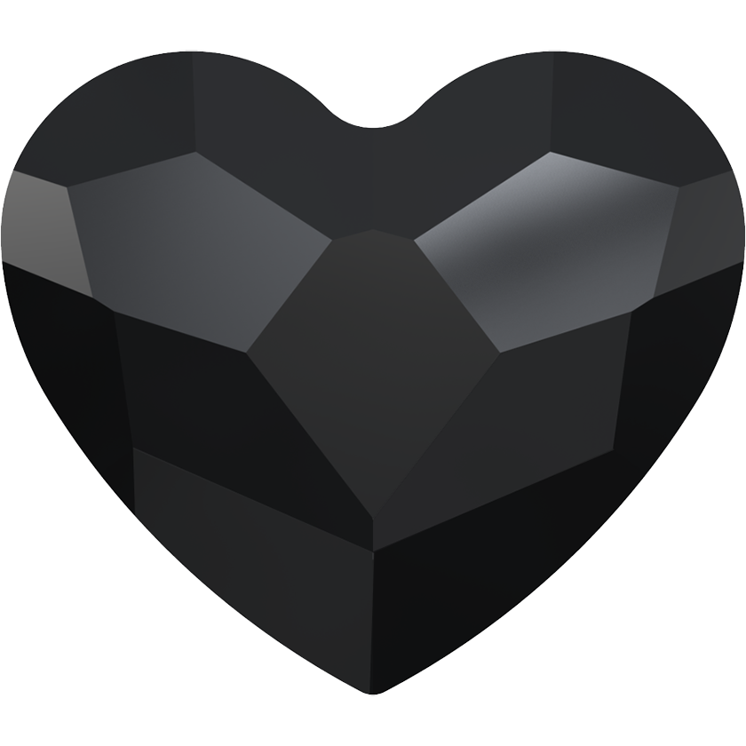2808 Swarovski Flatback No Hotfix, Heart