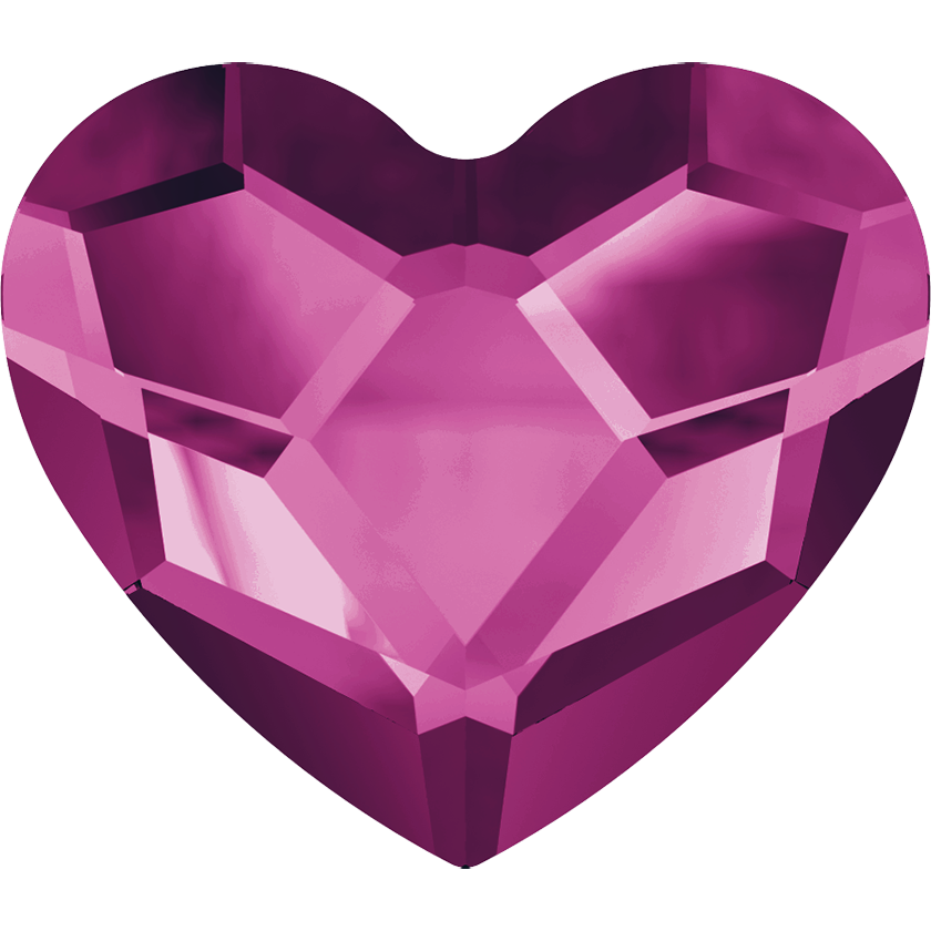 2808 Swarovski Flatback Hotfix, Heart