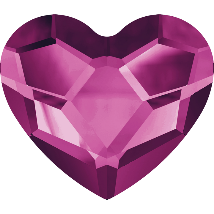 2808 Swarovski Flatback Hotfix, Heart