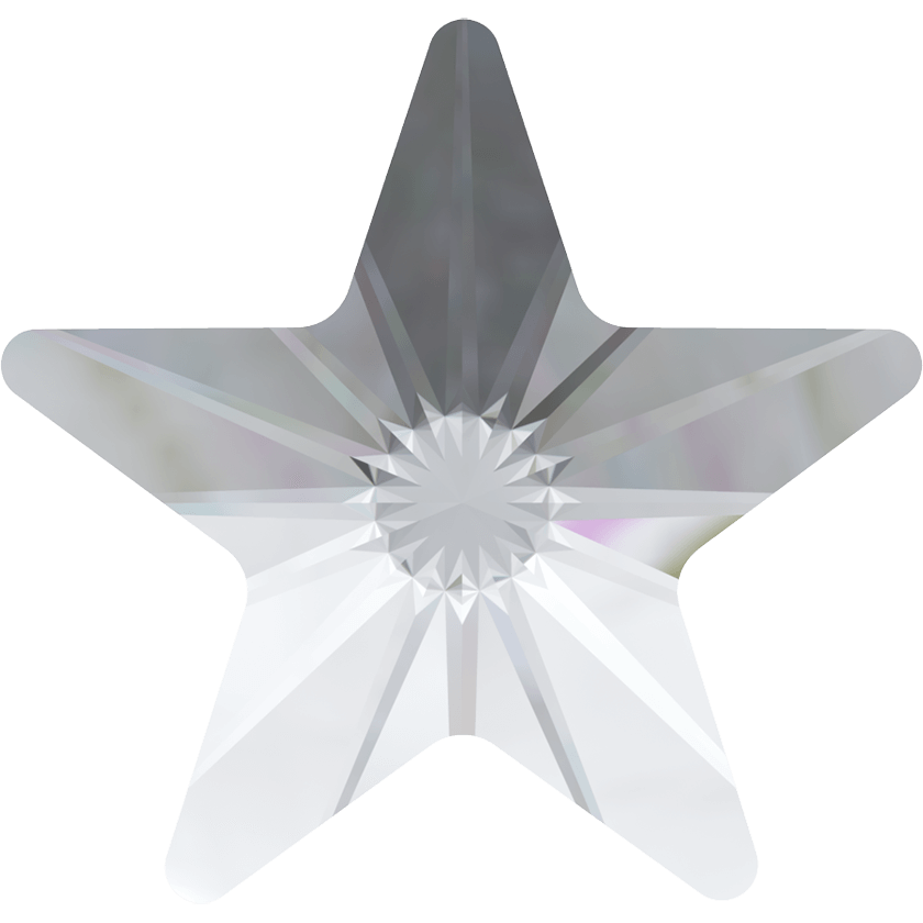 2816 Swarovski Flatback Hotfix, Rivoli Star