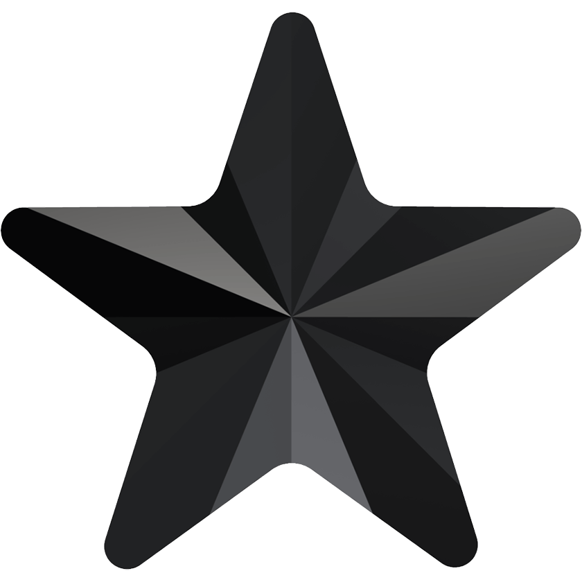 2816 Swarovski Flatback Hotfix, Rivoli Star