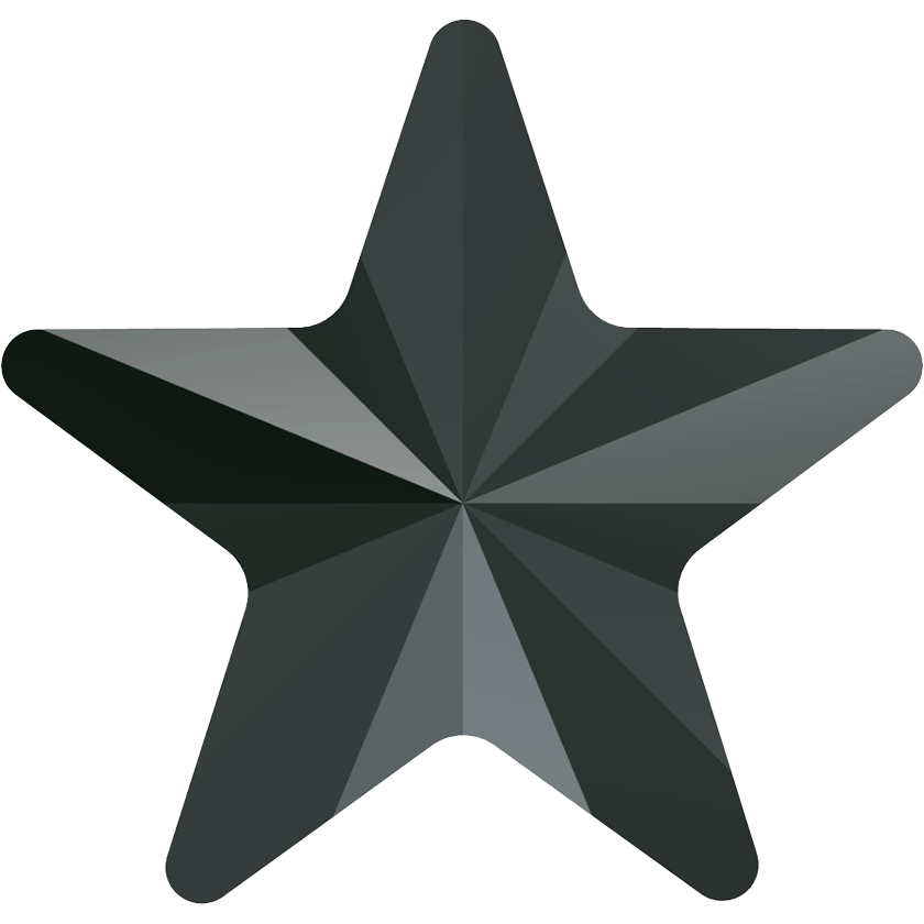 2816 Swarovski Flatback Hotfix, Rivoli Star
