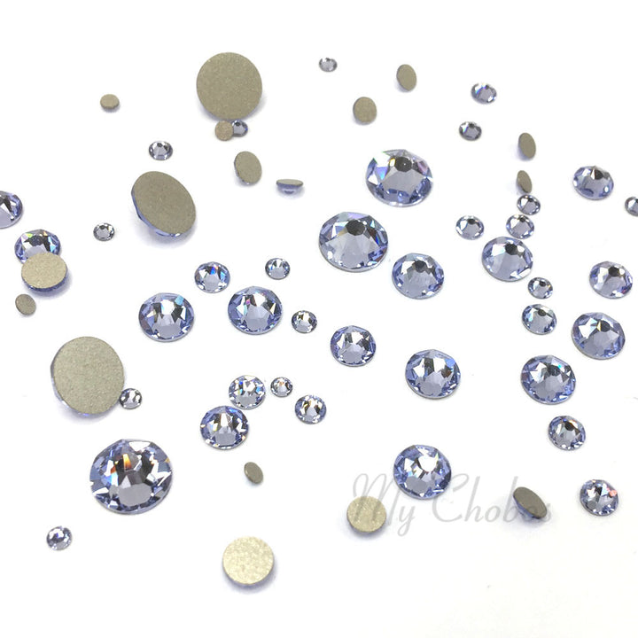 2058 &amp; 2088 Swarovski Flatback No Hotfix Mix Sizes, Provence Lavender (283)