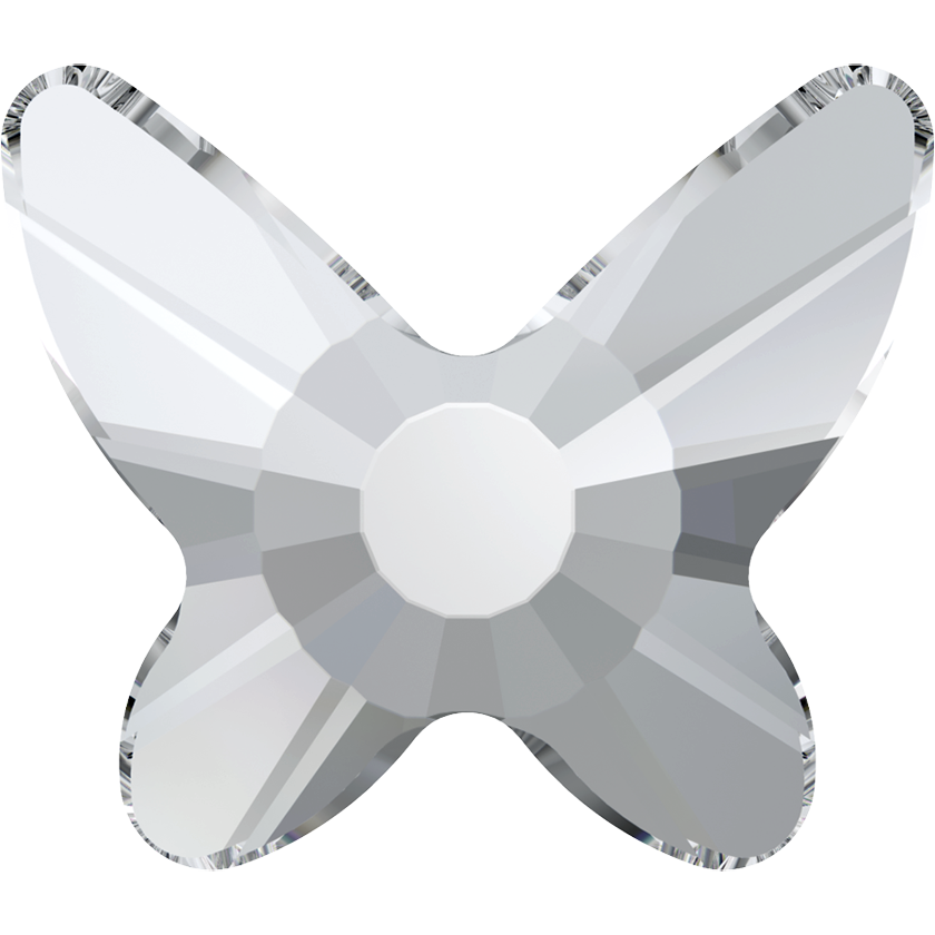 2855 Swarovski Flatback Hotfix, Butterfly