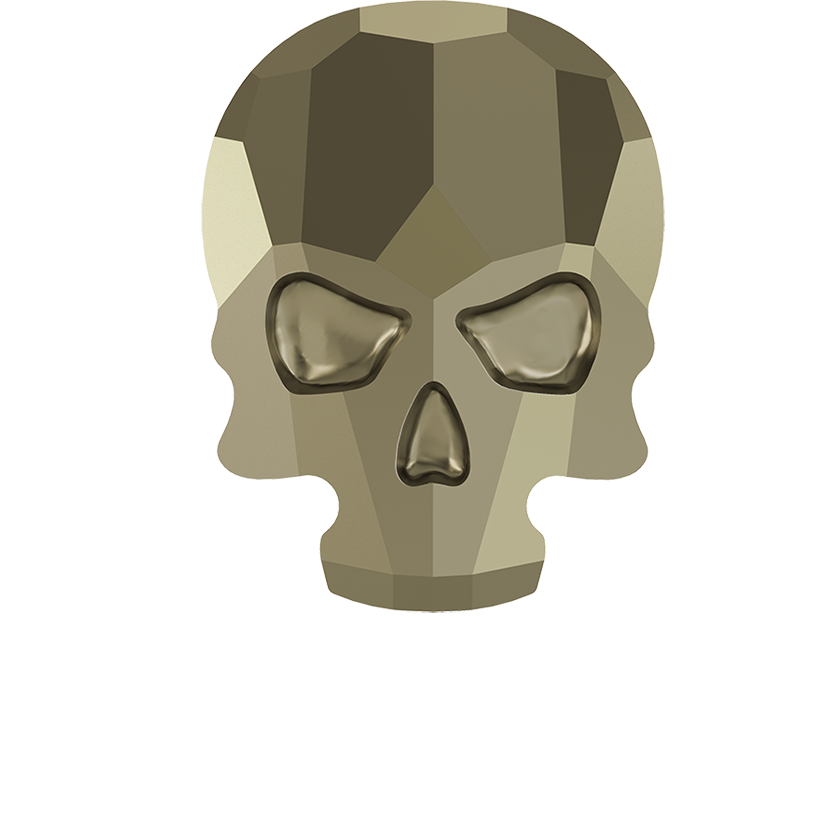 2856 Swarovski Flatback No Hotfix, Skull