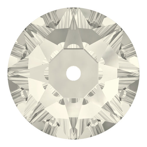 3188 Swarovski XIRIUS Lochrose Sew-On Stones, Crystal Silver Shade (001 SSHA)