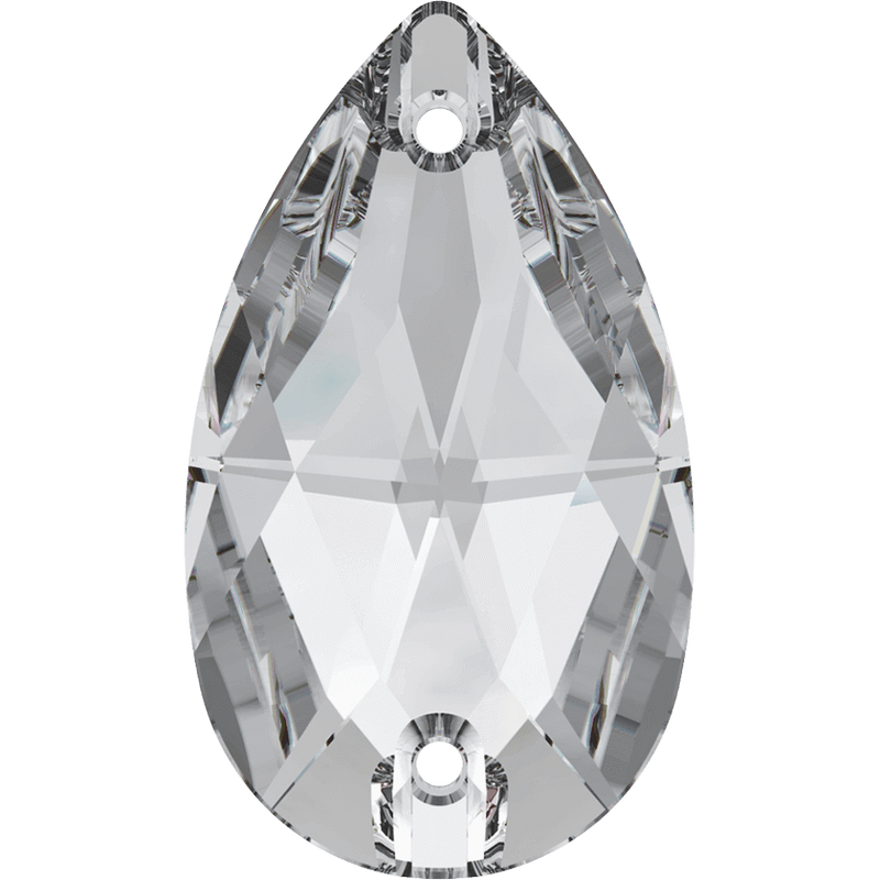 3230 Swarovski Drop Sew-On Stones, Crystal (001)