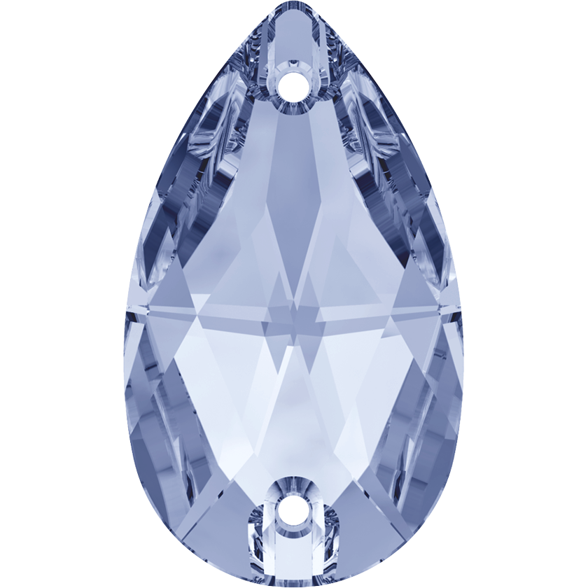 3230 Swarovski Drop Sew-On Stones, Light Sapphire (211)