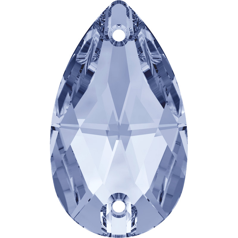 3230 Swarovski Drop Sew-On Stones, Light Sapphire (211)