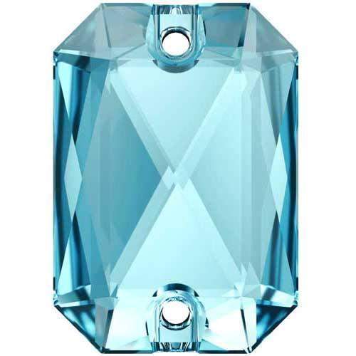 3252 Swarovski Emerald Cut Sew-On Stones