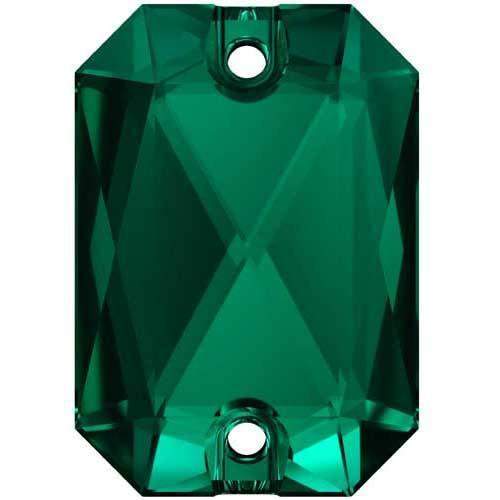 3252 Swarovski Emerald Cut Sew-On Stones