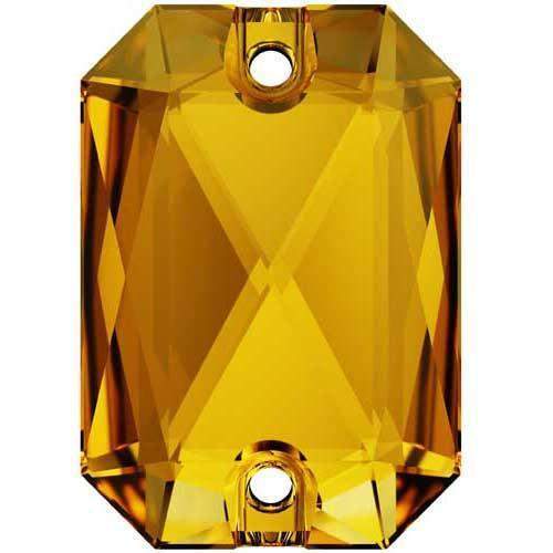 3252 Swarovski Emerald Cut Sew-On Stones