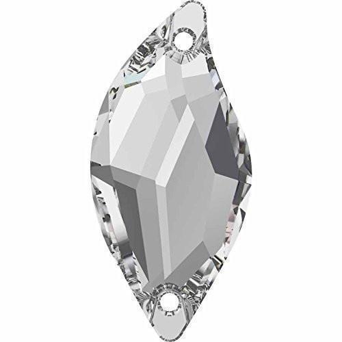 3254 Swarovski Diamond Leaf Sew-On Stones