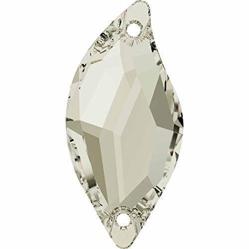 3254 Swarovski Diamond Leaf Sew-On Stones