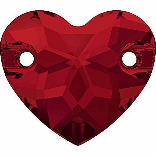 3259 Swarovski Heart Sew-On Stones
