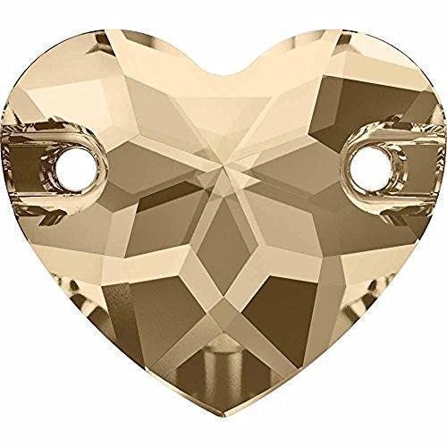 3259 Swarovski Heart Sew-On Stones