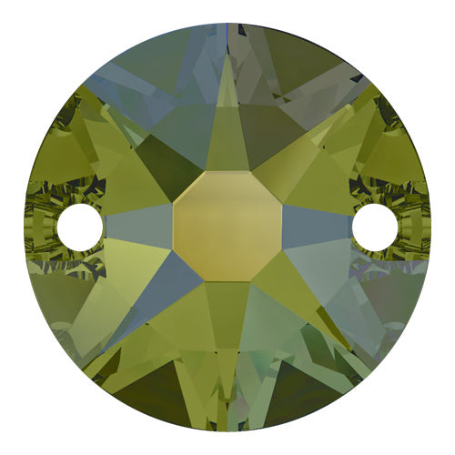 3288 Swarovski XIRIUS Sew-On Stones, Crystal Iridescent Green (001 IRIG)