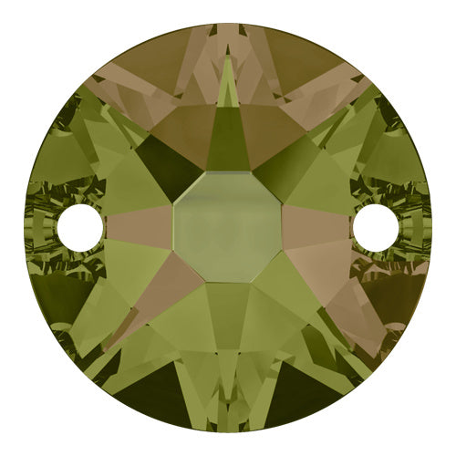 3288 Swarovski XIRIUS Sew-On Stones, Crystal Luminous Green (001 LUMG)