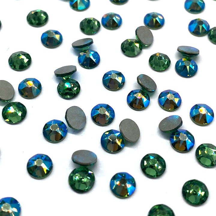 2058 &amp; 2088 Swarovski Flatback No Hotfix, Erinite Shimmer Combo Mix