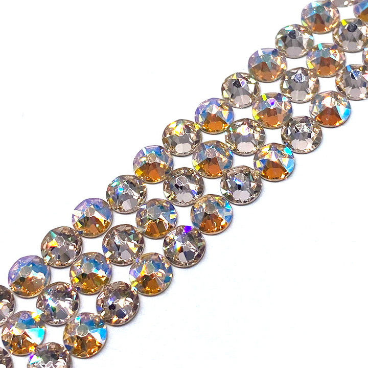 2058 &amp; 2088 Swarovski Flatback No Hotfix, Silk Shimmer Combo Mix