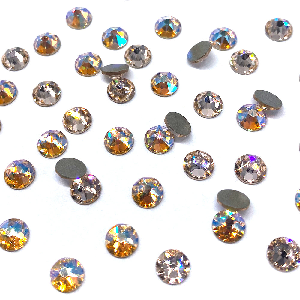 2058 &amp; 2088 Swarovski Flatback No Hotfix, Silk Shimmer Combo Mix
