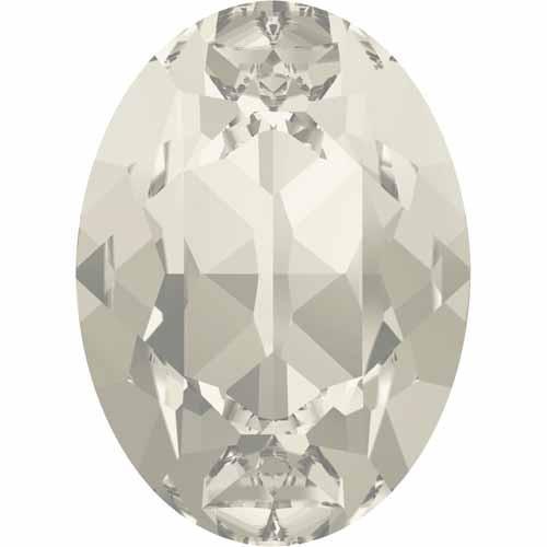 4120 Swarovski Oval Fancy Stones, Crystal Silver Shade (001 SSHA)