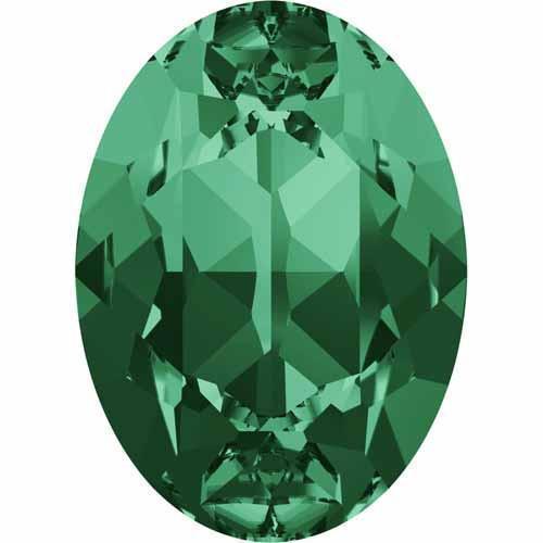 4120 Swarovski Oval Fancy Stones, Emerald (205)